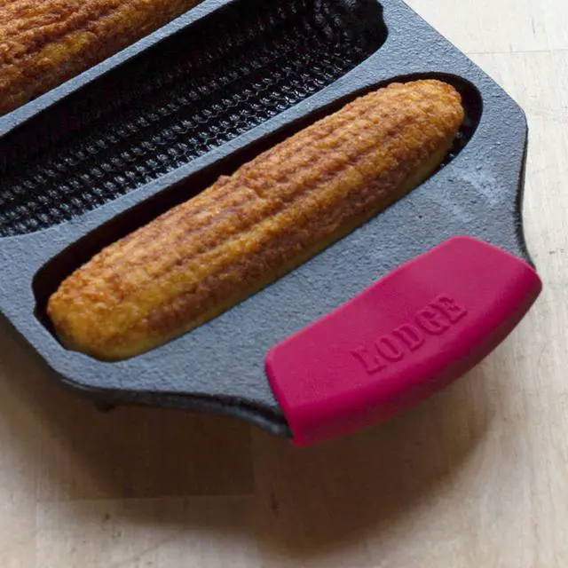 Alt view image 6 of 7 - Silicone Grips - Dishwasher Safe Silicone Grips Designed Bakeware Products Only - Reusable Heat Protection Up to 425° - Red