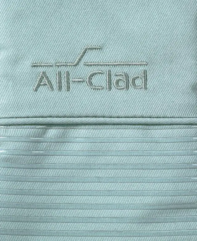 Alt view image 2 of 7 - Silicone Oven Mitts: Heat Resistant up to 500 Degrees - 100% Cotton & Silicone, 14"x7" Oven Mitt for Kitchen and Barbeque, 2-Pack, Rainfall