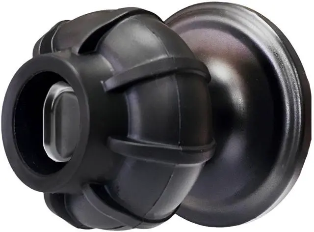 Main image of |Door Handle Grip Doorstop Knob Stopper Cover, Single Pack, Silicone Door Knob Grips Universal Size Protects Walls from Dents and Damage (Black)