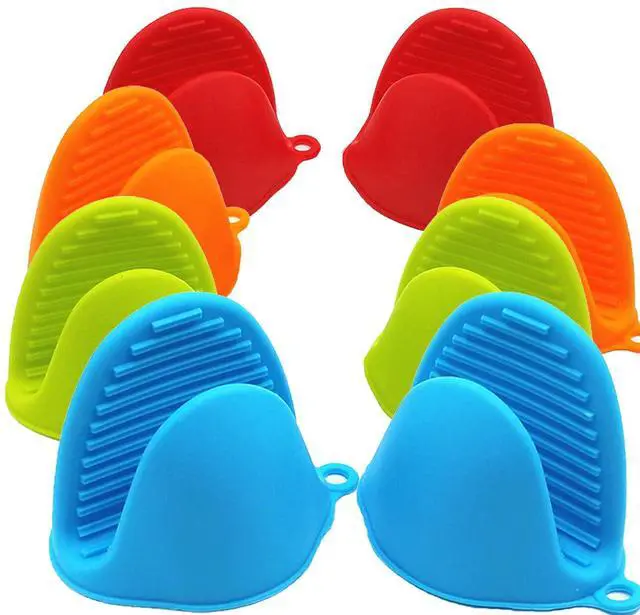Main image of Pairs Silicone Cooking Pinch Grips Oven Mitts Potholder for Kitchen Cooking & Baking