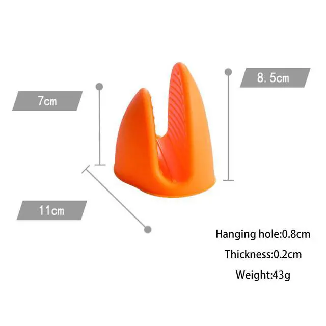 Alt view image 2 of 7 - Pairs Silicone Cooking Pinch Grips Oven Mitts Potholder for Kitchen Cooking & Baking
