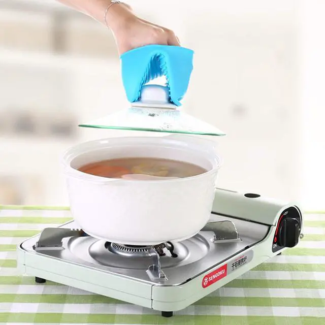 Alt view image 6 of 7 - Pairs Silicone Cooking Pinch Grips Oven Mitts Potholder for Kitchen Cooking & Baking