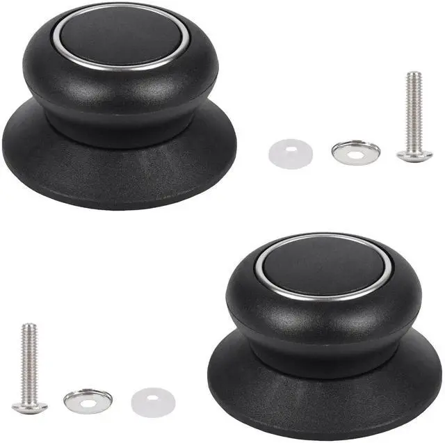 Main image of Pot Lid Knob Easy Lnstallation Sturdy Cover Knobs Universal Pot Lid Handle Pot Kitchen Replacement Cookware Lidreplacement Pot Cover Heat Resistant and Prevent Static Replacement Knob