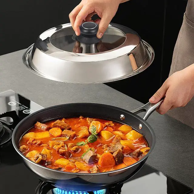 Alt view image 7 of 7 - Pot Lid Knob Easy Lnstallation Sturdy Cover Knobs Universal Pot Lid Handle Pot Kitchen Replacement Cookware Lidreplacement Pot Cover Heat Resistant and Prevent Static Replacement Knob