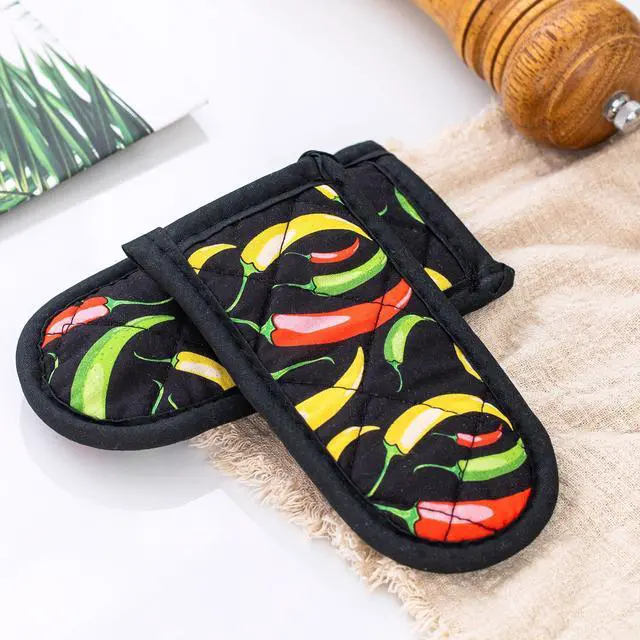 Alt view image 7 of 7 - Cast Iron Skillet Handle Covers,Pot Handle Covers Heat Resistant,Pot Holders for Kitchen Heat Resistant,Machine Washable Handle Mitts 2 PCS