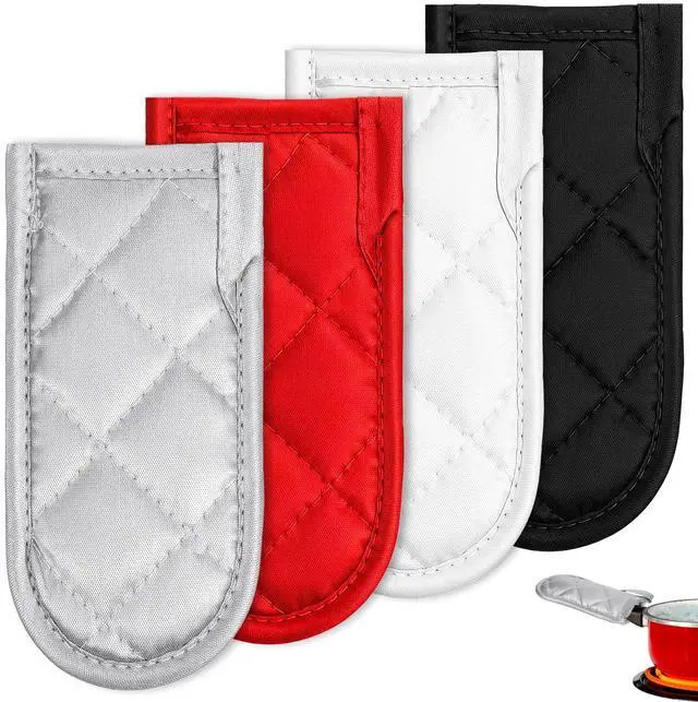 Main image of 4PCS Cast Iron Skillet Handle Covers, Hot Handle Covers Non Slip Pot Holders Machine Washable Handles Mitts for Frying Pan Kitchen Baking Cooking