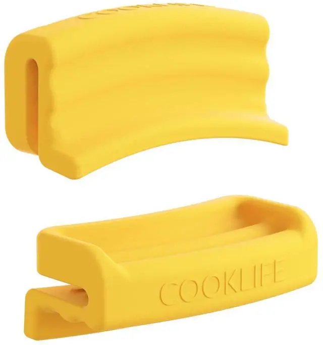 Main image of Extra Thick Double Silicone Handle Cover for Cast Iron Griddle