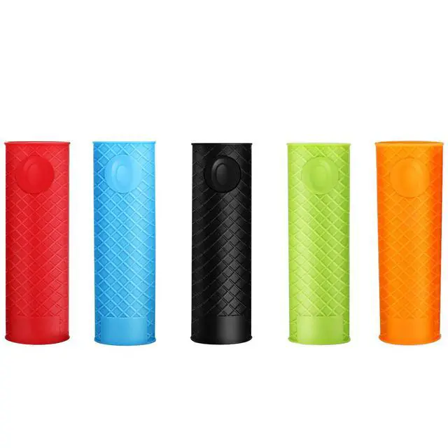 Alt view image 2 of 7 - 5 Pieces Silicone Hot Handle Holder Rubber Pot Sleeve Heat Resistant Kitchen Potholders for Cast Iron Pans, Metal Frying Pans, Skillets, Griddles, 5 Colors