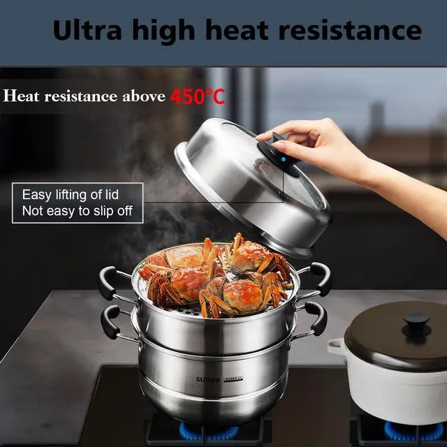 Alt view image 5 of 7 - 4Pcs Pot Lid Top Replacement Knob Silicone Universal Pan Lid Holding Handles,Universal Pot Lid Strap Replacement Parts for Crockpot, Kitchen Cookware Covers ,Heat Resistant