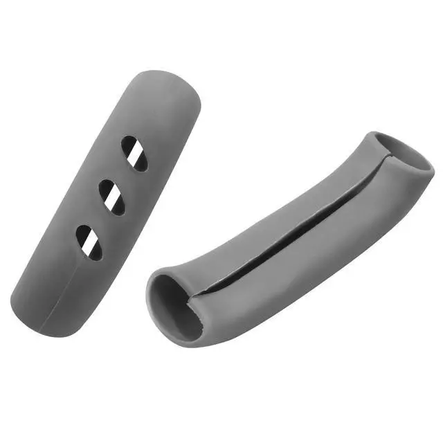 Alt view image 7 of 7 - Pack Silica Gel Pot Handle Covers, Gray, 3 Inch