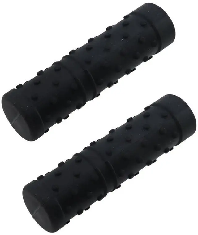Main image of Silicone Pan Handle Cover, Heat Resistant Non-Slip, Black-2Pcs