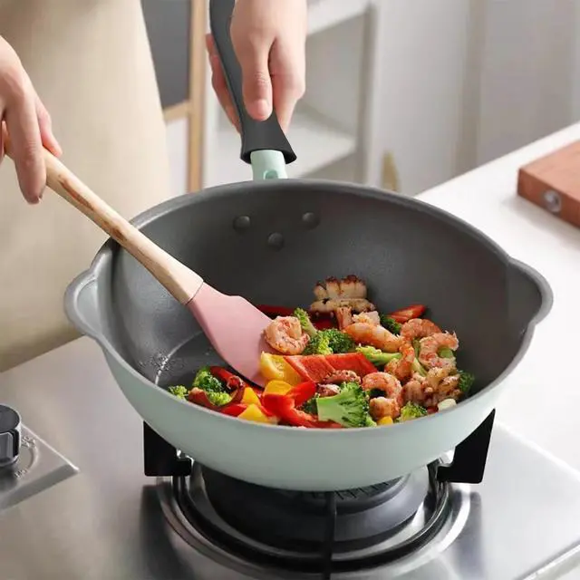 Alt view image 6 of 7 - 2 Pack Silicone Pan Handle Sleeve, Heat Resistant Cast Iron Skillet Handle Covers for Pots and Pans, Assist Handle Holder Grip for Kitchen Frying Griddles Cookware (Black)
