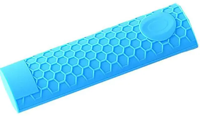 Alt view image 4 of 7 - Silicone Hot Handle Holder, Heat Resistant Potholder Rubber Pot Handle Cover for Cast Iron Skillets, Sleeve Grip, Frying Pans 6X2 Inches (2 Pack, Blue Orange)