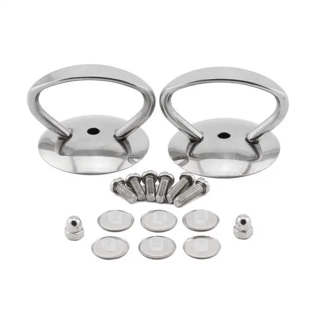 Main image of Pack Universal Pot Lid Cover Knob Handle,Stainless Steel Replacement Cookware Pot Lid Handgrip Knob with Three Length Mounting Screws and Silicone Washer