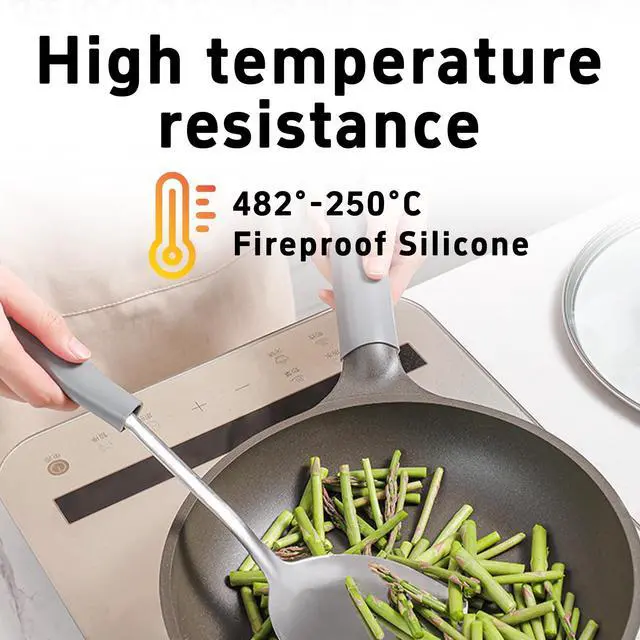 Alt view image 3 of 6 - 4Pcs Silicone Pan Handle Sleeve, Heat-Resistant and Non-Slip Pot Handle Cover for Cast Iron Skillet, Frying Pan, and Kitchen Utensils(S)