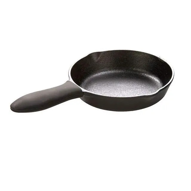 Alt view image 6 of 7 - Silicone Hot Handle Holder Small Cast Iron Handle Cover Skillet Handle Cover Griddle Cover Cookware Handles Cover for Frying Pans & Griddles Sleeve Grip Handle Cover Small & Large Black 6 Pcs