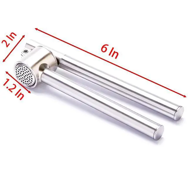 Alt view image 2 of 7 - Manual Garlic Press, 165 Grams 304 Stainless Steel Garlic Paste Tools for Crushing Vegetables and Spice (1)