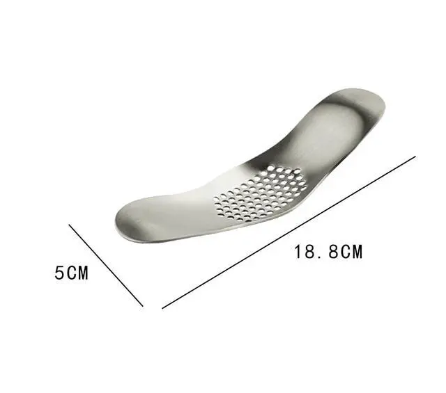 Alt view image 2 of 3 - Garlic Rocker Crusher Mincer Press Dishwasher Safe, Stainless Steel