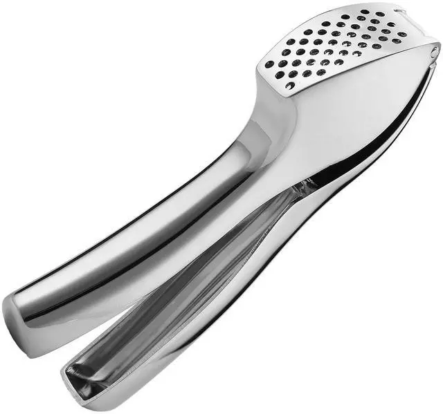 Main image of Garlic Press Crusher, Chrome Plated Zinc Alloy Ginger Mincer, Rust Proof, Easy to Squeeze and Clean