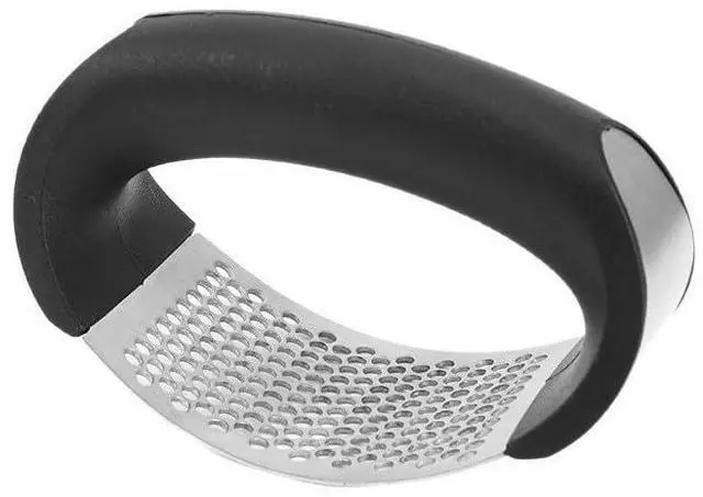 Main image of Heavy-Duty Stainless Steel Garlic Press, Manual Garlic Crusher, Paddle-Style Garlic Paste Maker