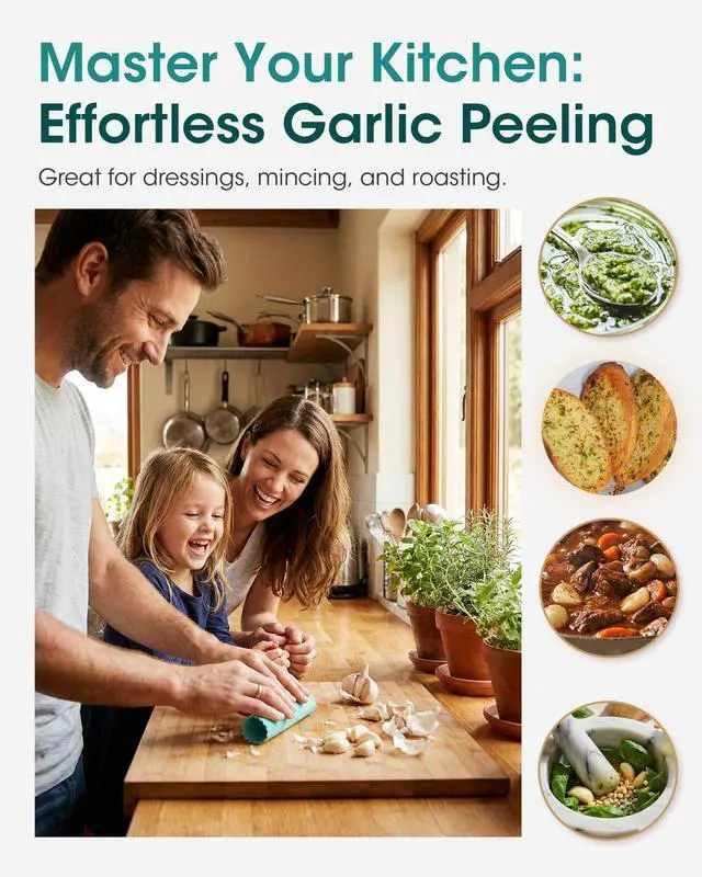 Alt view image 5 of 7 - Pack Silicone Garlic Peeler Tube - Roller Garlic Stripper