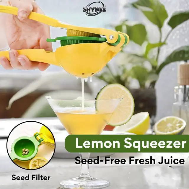 Alt view image 3 of 7 - 4PCs Kitchen Essentials Set Premium Quality Lemon Squeezer, Garlic Press, Stainless Steel Whisk, Multi-Use Grater, Cheese Grater Durable, Easy to Clean Cooking Tools Set for Everyday Meal Prep