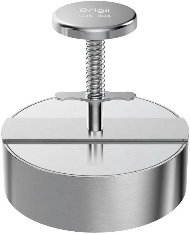 Main image of 304 Stainless Steel Burger Press,Hamburger Patty Maker, Heavy Duty Stainless Steel Burger Press for Ground Beef, Burgers (Dishwasher Safe) (BP01 PRO-5.5")