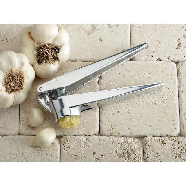 Alt view image 4 of 7 - No-Peel, Self Cleaning Garlic Press, 6.25 x 1-Inches, the Italian Market Original since 1906