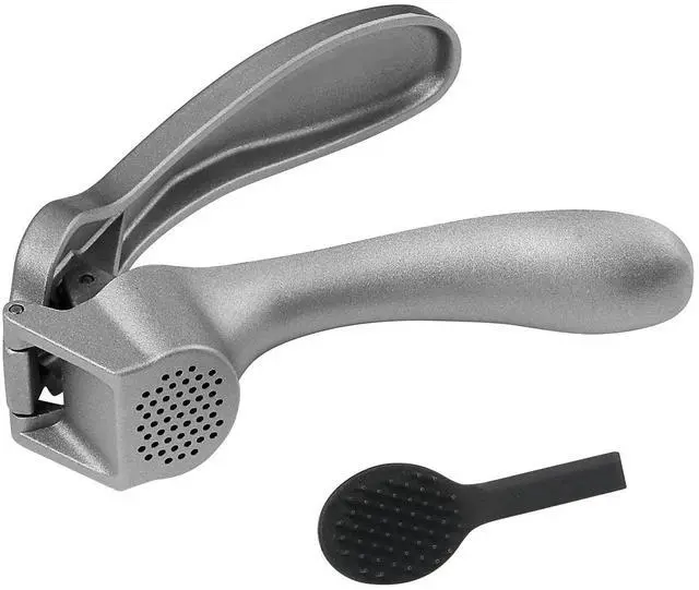 Main image of Garlic Press, Garlic Mincer Easy-squeeze Ergonomic Handle, Rust Proof, No Need To Peel, Professional Ginger Press & Garlic Crusher with Handy Cleaning Brush- Dishwasher Safe