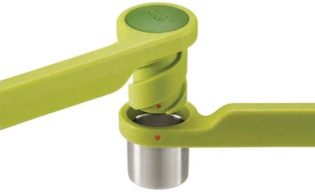 Alt view image 2 of 6 - Helix Garlic Press Mincer Ergonomic Twist-Action Hand Juicer, Stainless Steel