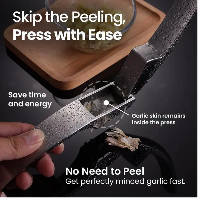 Alt view image 6 of 7 - Lifetime Replace Garlic Press, No Need to Peel, Coarse Mince