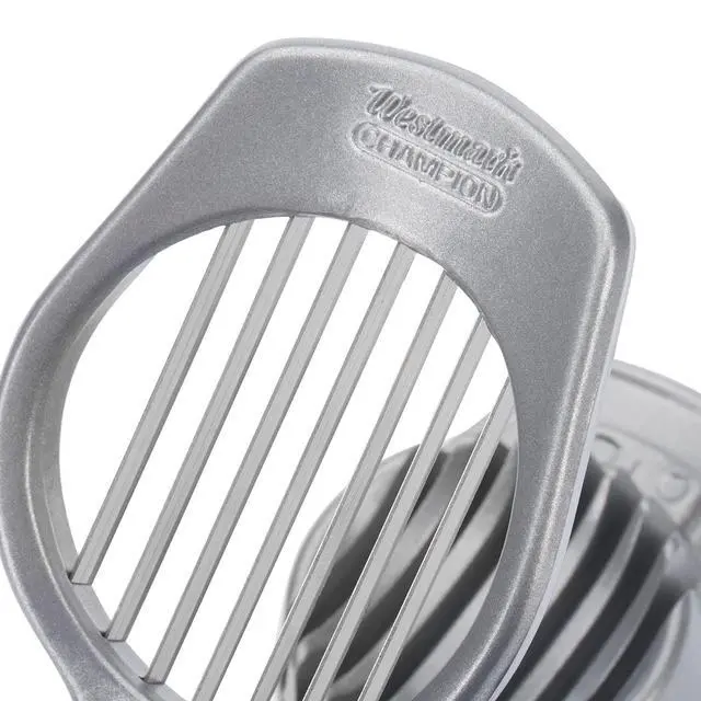 Alt view image 3 of 7 - Mushroom & Egg Slicer Heavy-Duty Aluminum Cutter with 7 Stainless Steel Blades for Even Slices, Multi-Purpose Food Slicer for Mushrooms, Eggs, Strawberries & Kiwi, Kitchen Essentials