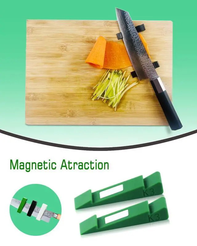 Alt view image 3 of 5 - Ultrathin Sectioning Aid, Vegetable Sheet Cutter Slicer, Creative Kitchen Cutting Aid Gadgets Tool, Food Slicer Assistant Tool for Slicing Cucumber Carrot (3mm Green)