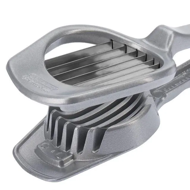 Alt view image 5 of 7 - Mushroom & Egg Slicer Heavy-Duty Aluminum Cutter with 7 Stainless Steel Blades for Even Slices, Multi-Purpose Food Slicer for Mushrooms, Eggs, Strawberries & Kiwi, Kitchen Essentials