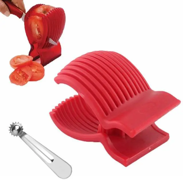 Main image of Tomato Slicer, Tomato Cutter with Tomato Corer
