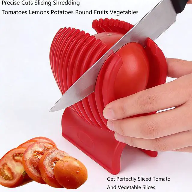 Alt view image 3 of 7 - Tomato Slicer, Tomato Cutter with Tomato Corer