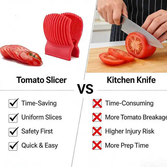 Alt view image 5 of 7 - Tomato Slicer, Tomato Cutter with Tomato Corer