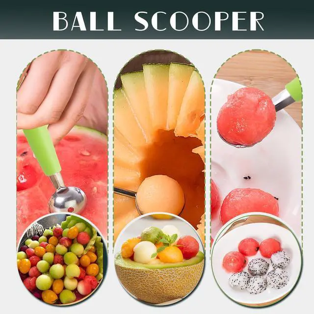 Alt view image 3 of 6 - 14Pcs Stainless Steel Fruits Vegetable Carving Tools Set