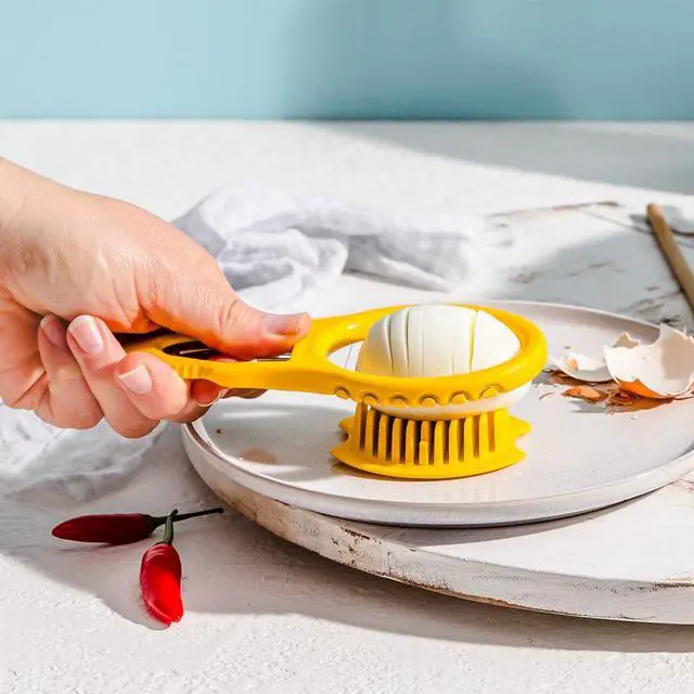 Alt view image 2 of 4 - Eggler 2-in-1 Hard Boiled Egg Peeler & Slicer
