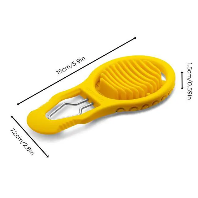 Alt view image 3 of 4 - Eggler 2-in-1 Hard Boiled Egg Peeler & Slicer