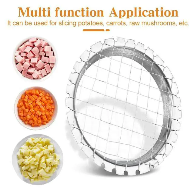 Alt view image 4 of 7 - Egg Chopper Stainless Steel Egg Slicer Fruit Cube Cutter Salads Cutters Tomato Cutter Potato Cutter as pictures