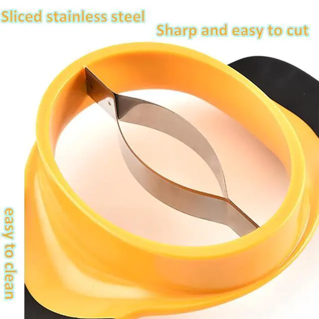 Alt view image 6 of 7 - Mango Peeler Mango Slicer Peeler and Pit Remover Tool Mango Splitter Fruit Slicer Cutter Pitter Non-Slip Silicon Ergonomic Handles