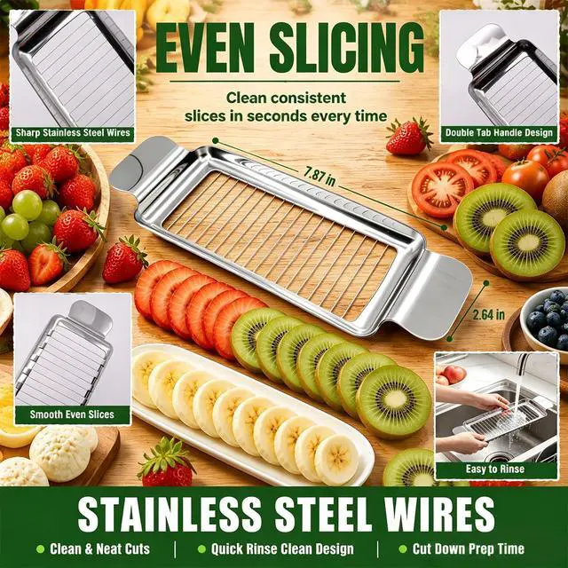 Alt view image 5 of 7 - Stainless Steel Cheese & Butter Slicer