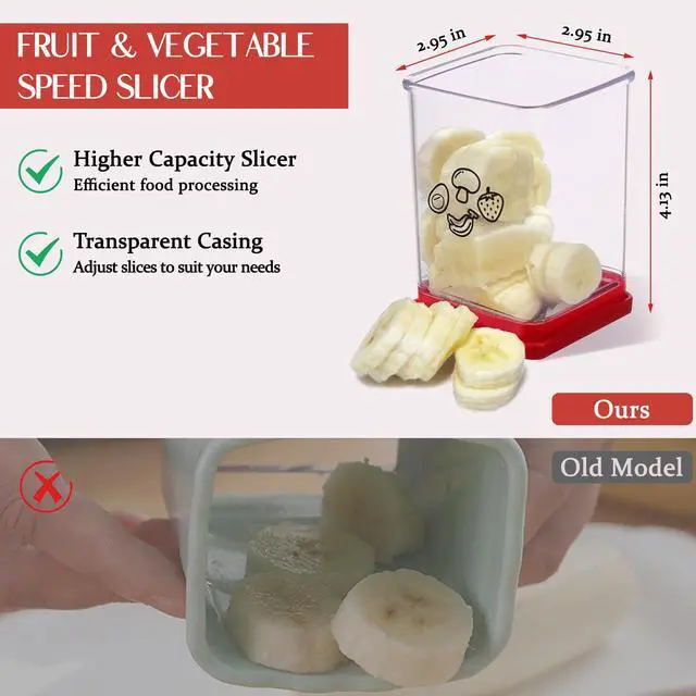 Alt view image 3 of 6 - Fruit Slicer Cup | Strawberry Slicer | Stainless Steel Strawberry & Vegetable Slicer with Push Plate - Quickly Makes Fruit & Veggie Salad - Must Have Kitchen Gadget