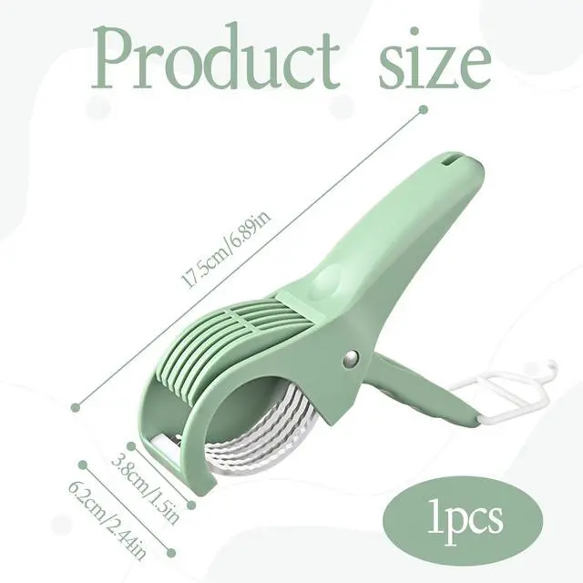 Alt view image 2 of 6 - Food Manual Slicer,Multifunctional Banana Slicer And Vegetable Cutter
