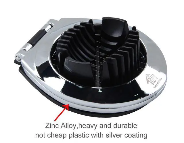 Alt view image 2 of 7 - Multi Function Stainless Steel Egg Slicer for Hard Boiled Eggs