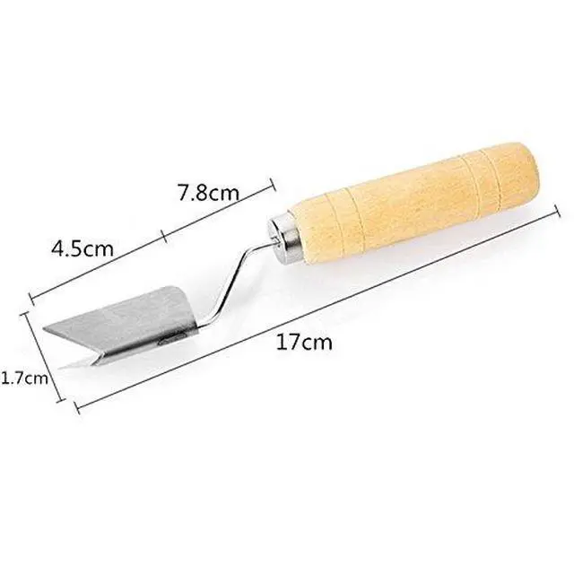 Alt view image 7 of 7 - V Shape Pineapple Slicer Stainless Steel Pineapple Eye Peeler Pineapple Seed Remover Knife Fruit Tool by HengKaiSing