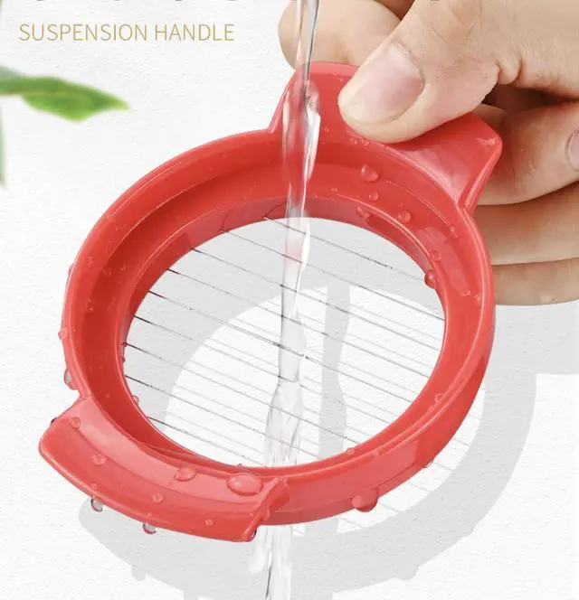 Alt view image 7 of 7 - 3-in-1 Egg Slicer for Hard Boiled Eggs, Strawberry, Banana & Avocado Stainless Steel Cutter with Piercer, Multi-functional Kitchen Tool for Salad, Sandwich, Breakfast & Charcuterie