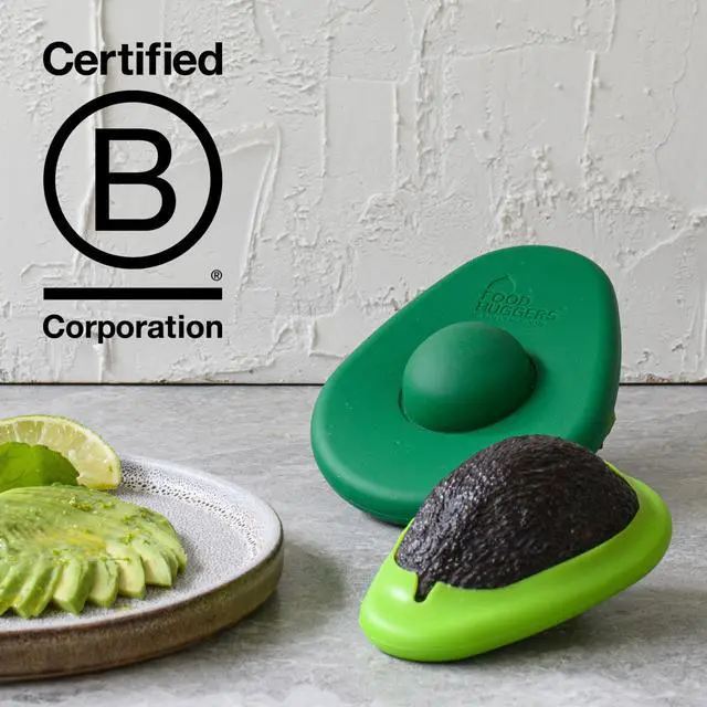 Alt view image 7 of 7 - Avocado Huggers 2pc Silicone Reusable Avocado Savers with Pit Storage | BPA Free | Plastic Free Food Storage | Dishwasher Safe Holder | Large & Small Set
