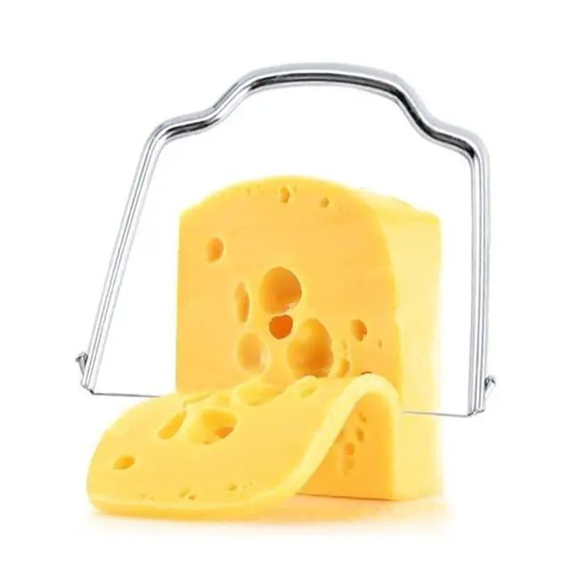Alt view image 7 of 7 - 2 Pack Cheese Slicer - Effective Stainless Steel Cheese Slicer for Block Cheese Butter Avocado (2 Pack)